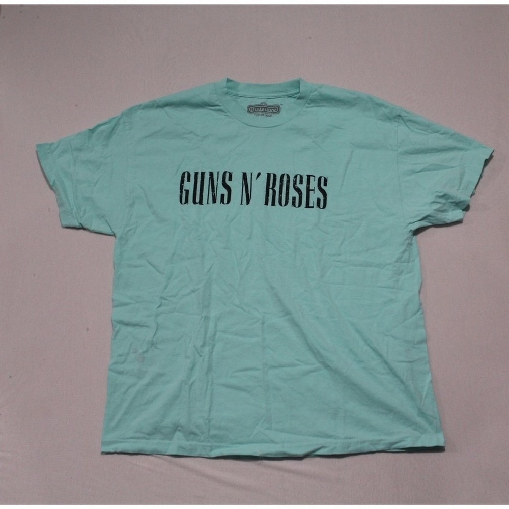 Winterland Men Blue Guns N' roses Short Sleeve Size 2XL
